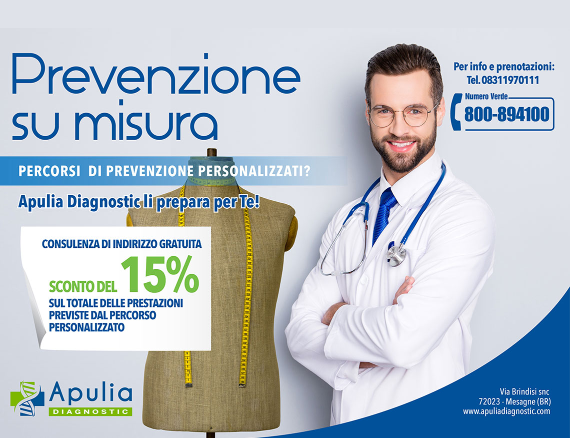 Prevenzione su misura da Apulia Diagnostic