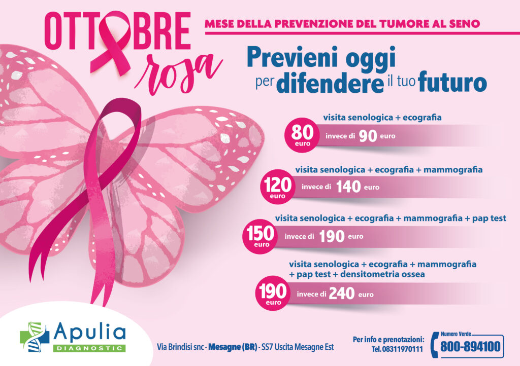 Ottobre Rosa • Mese della prevenzione del tumore al seno