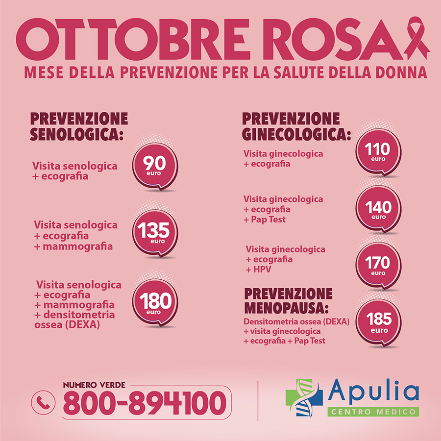 Tariffe dedicate Ottobre Rosa 2026
